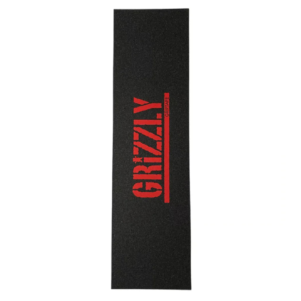 Lixa Grizzly Script Vermelho