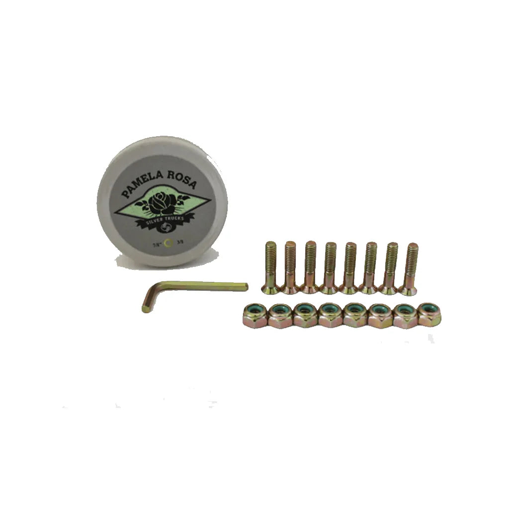 Parafuso de Base Silver Pamela Rosa Gold