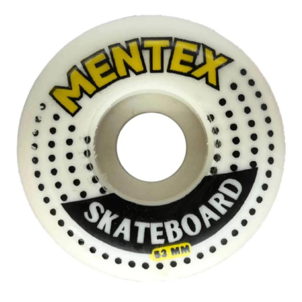 Roda Mentex Classic Amarelo 53mm